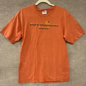 Vintage Dave Matthews Band DMB Tour Orange Birds T Shirt 90s Y2K SZ Med GUC